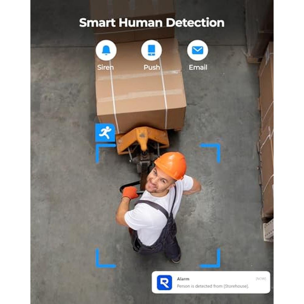 Reolink 6MP: REOLINK 6MP PoE IP Fisheye Camera with 360 View – Packaging
