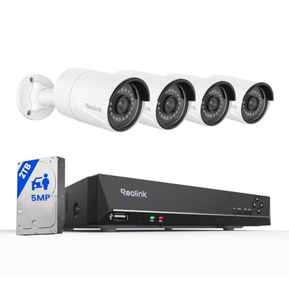 8ch 5mp Security Camera System – Front View