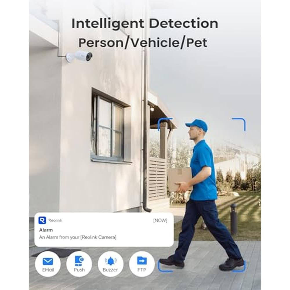 8ch 5mp Security Camera System – Close-up Detail