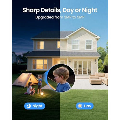 Solar Home Security Camera: REOLINK Argus Eco+ 2K 5MP Solar – Close-up Detail