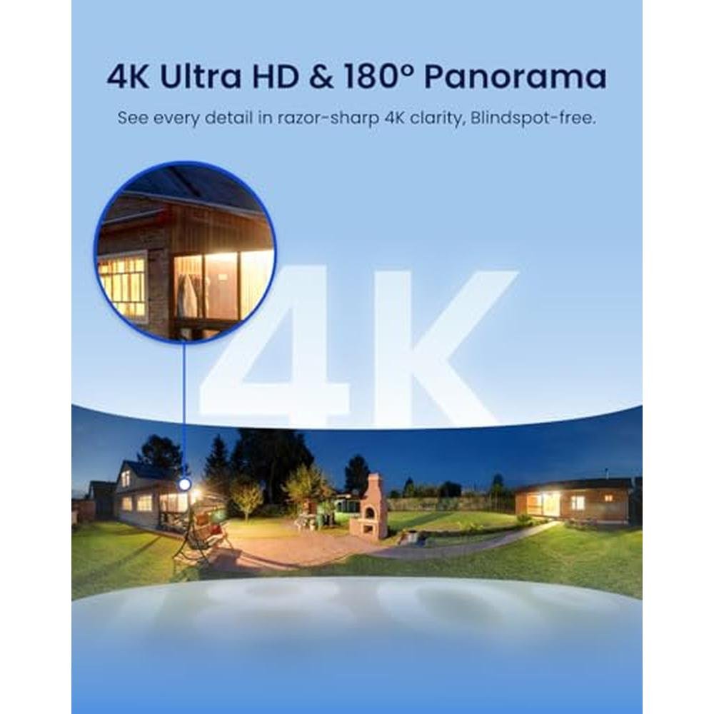 Floodlight Reolink: REOLINK Elite Floodlight WiFi 4K 8MP – Side View