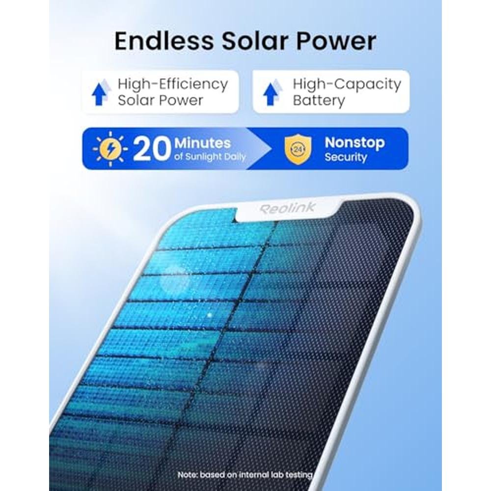 REOLINK First 4K Solar Security Cameras Wireless Outdoor – In Use