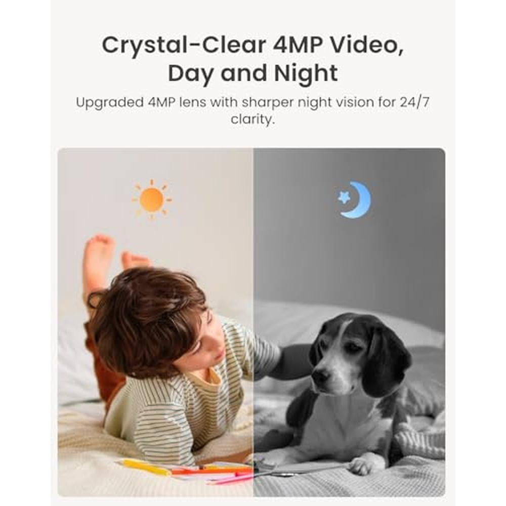Camera Pet: REOLINK E1 4MP HD Plug-in Indoor WiFi Pet Camera – Side View