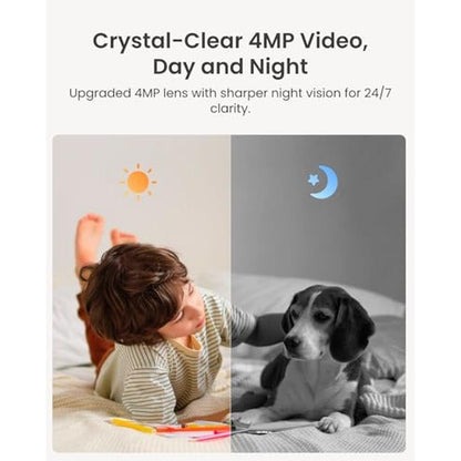 Camera Pet: REOLINK E1 4MP HD Plug-in Indoor WiFi Pet Camera – Side View
