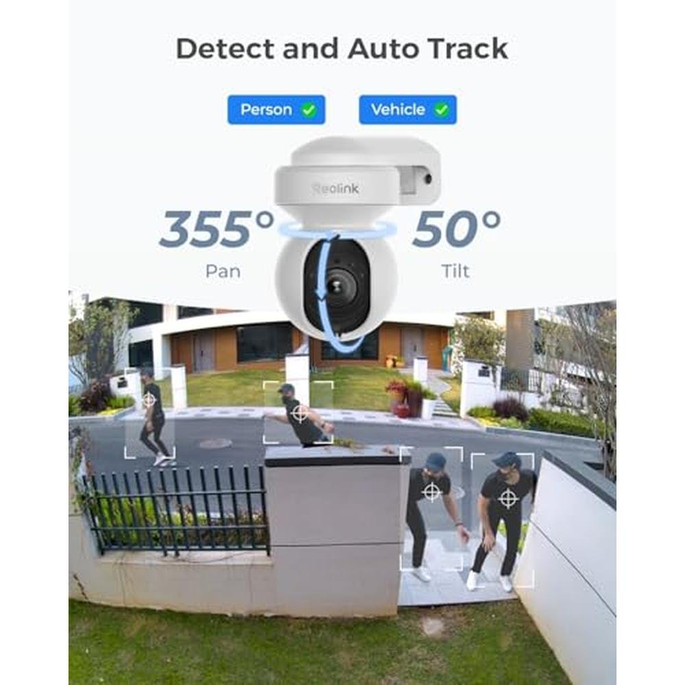 Outdoor Reolink: REOLINK 5MP PTZ WiFi Camera – Side View