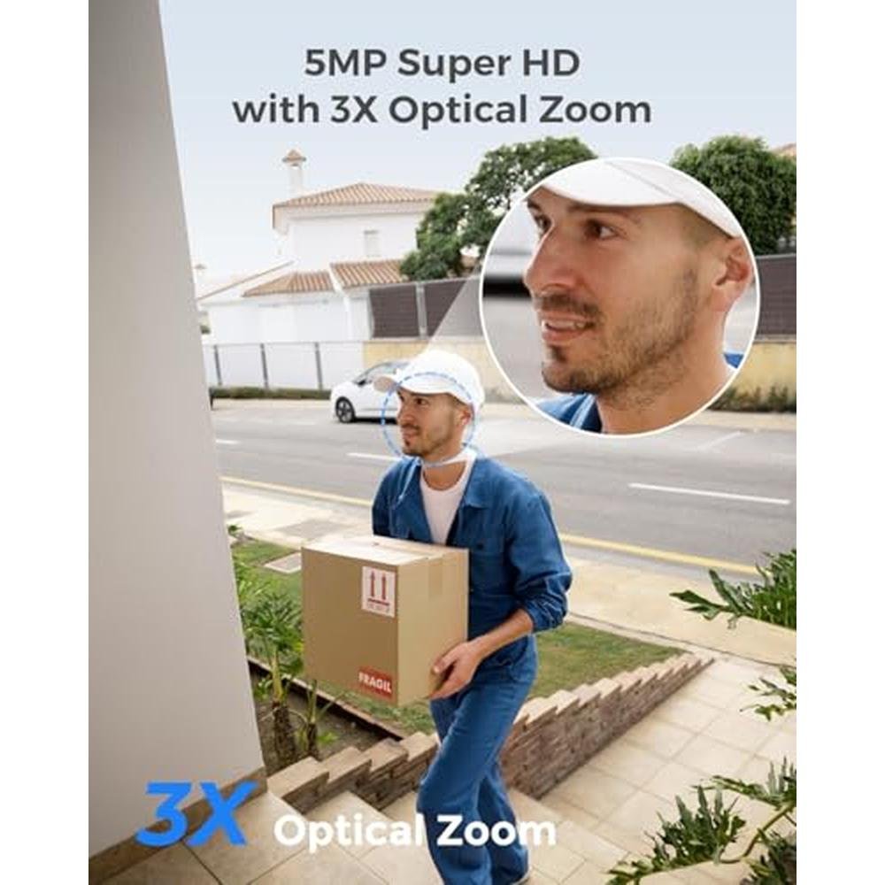 Outdoor Reolink: REOLINK 5MP PTZ WiFi Camera – Close-up Detail