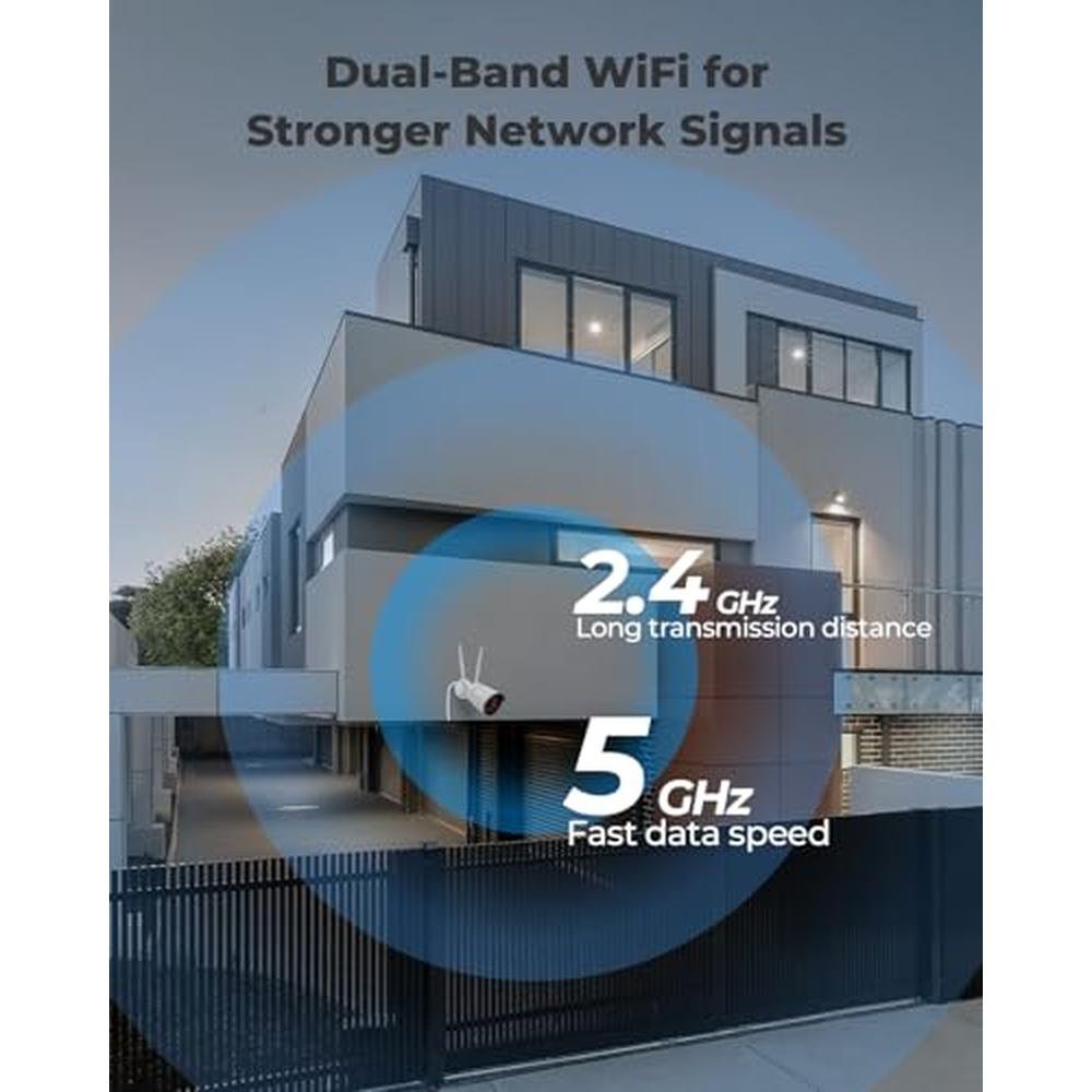 Security Camera: REOLINK Plug-in Outdoor WiFi 5MP HD – In Use