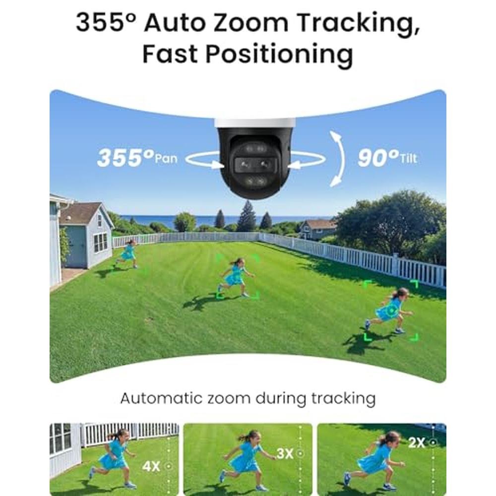 Camera PoE: REOLINK PTZ Security Camera System 4K IP PoE – Close-up Detail