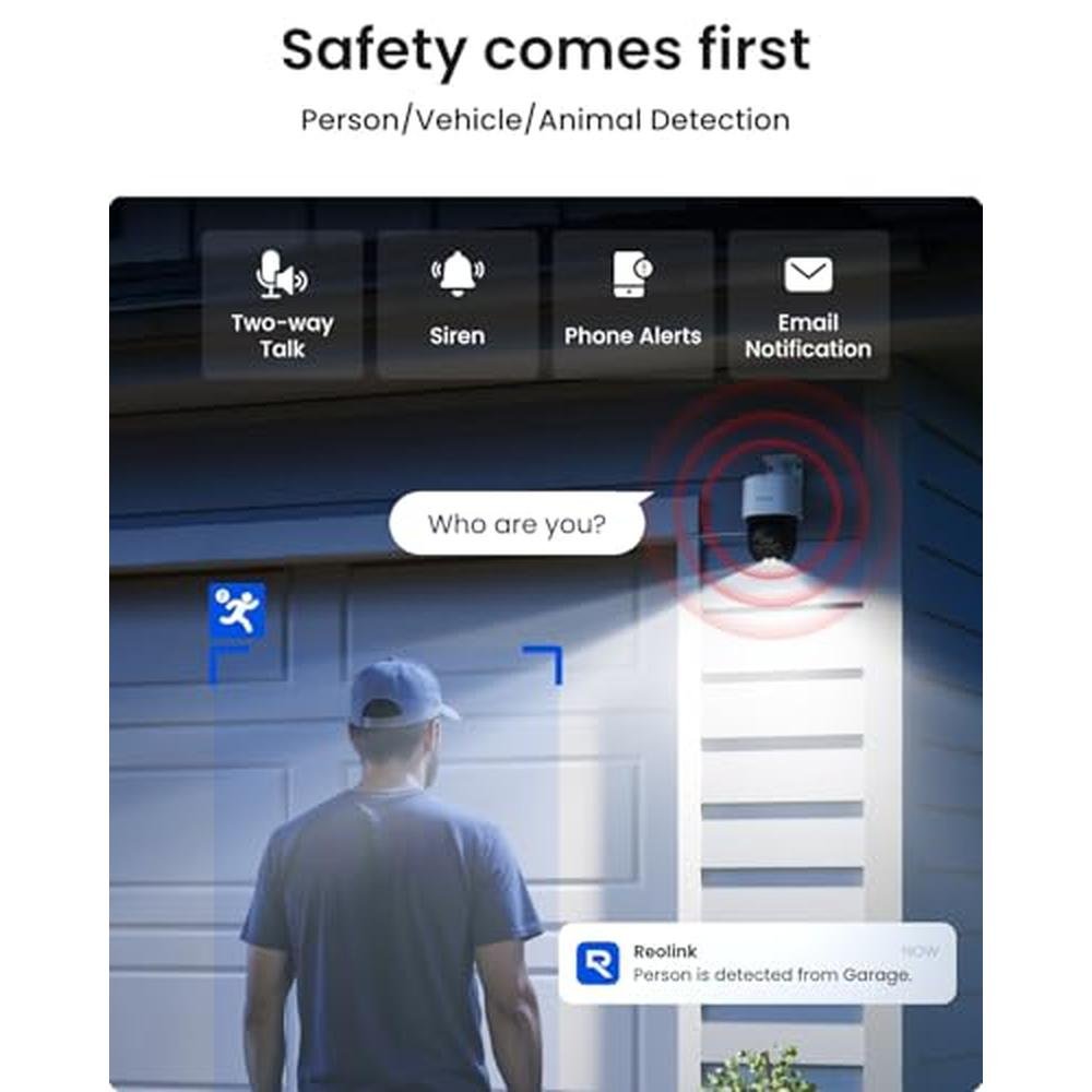Camera PoE: REOLINK PTZ Security Camera System 4K IP PoE – Packaging