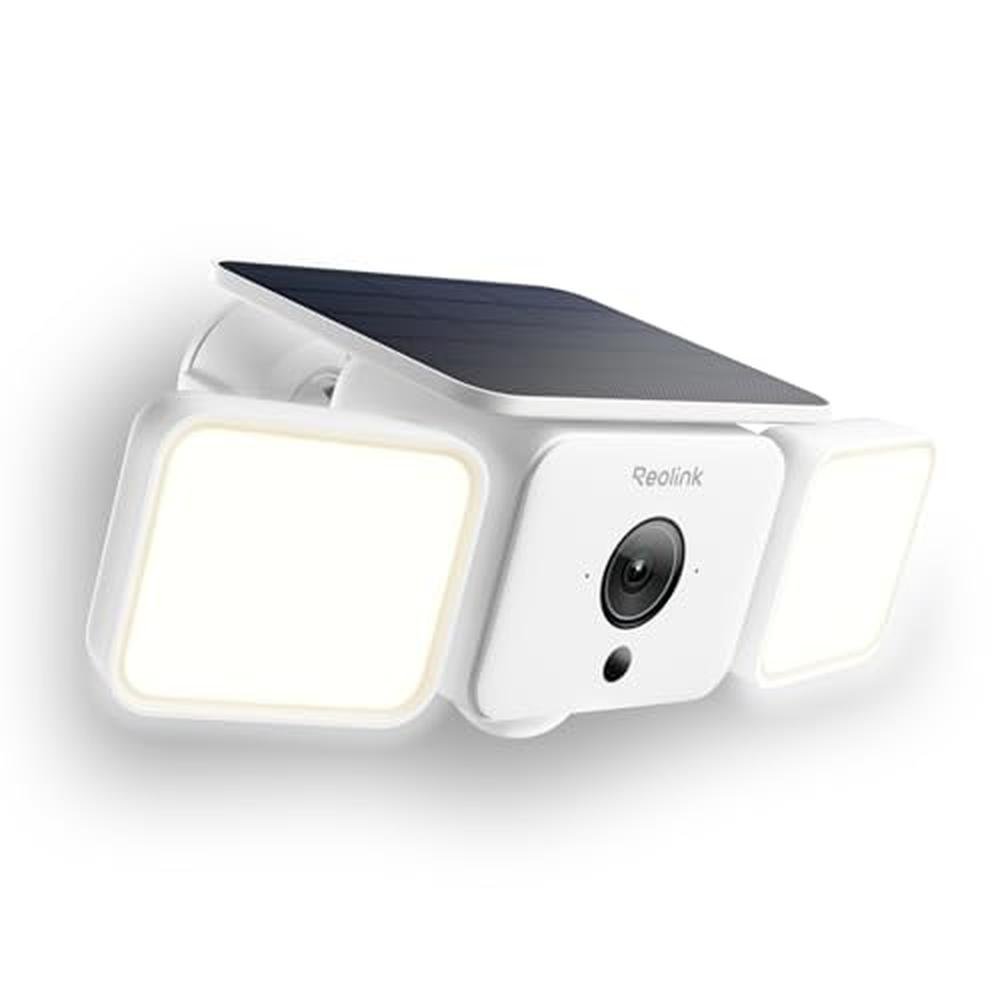 REOLINK Solar Floodlight Cam: 2K 150 Security Cameras – Front View