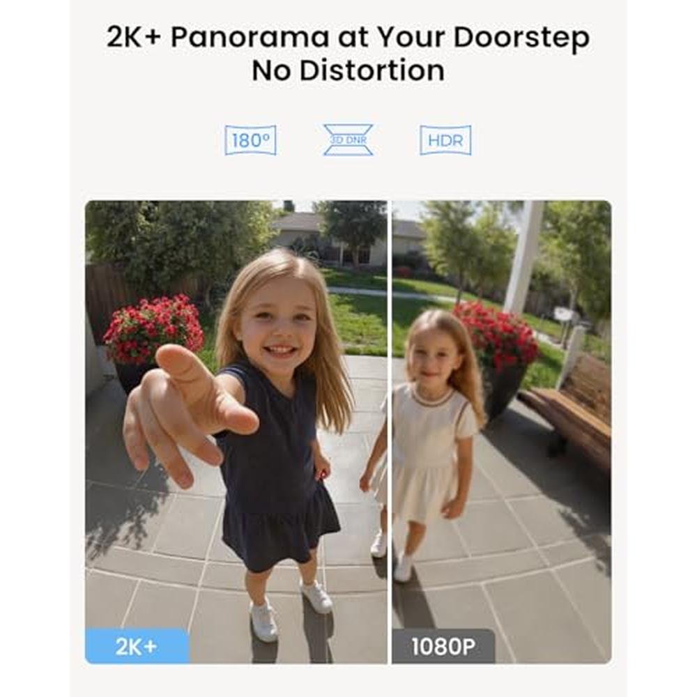 WiFi Reolink Video Doorbell Camera – Side View