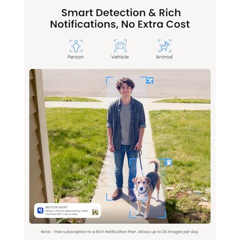 WiFi Reolink Video Doorbell Camera – In Use