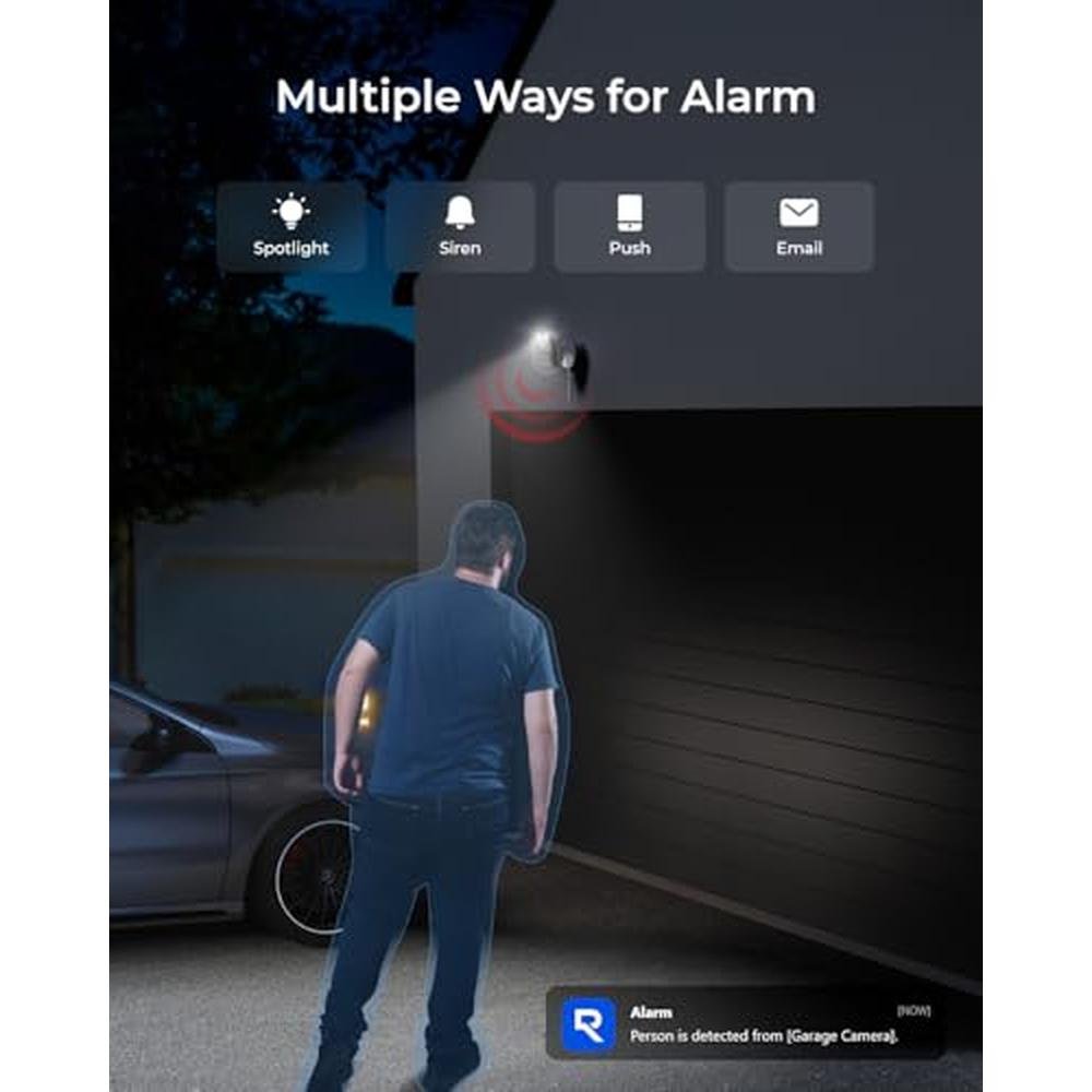 Camera Reolink: REOLINK Lumus 2K Upgraded 4MP Spotlight – In Use