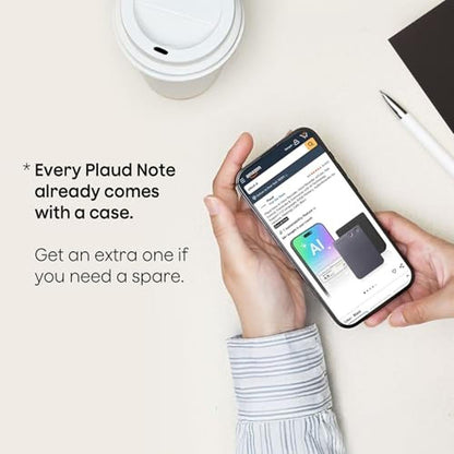 Note Phone: Plaud Note AI Voice Recorder Magnetic Carrying – Side View