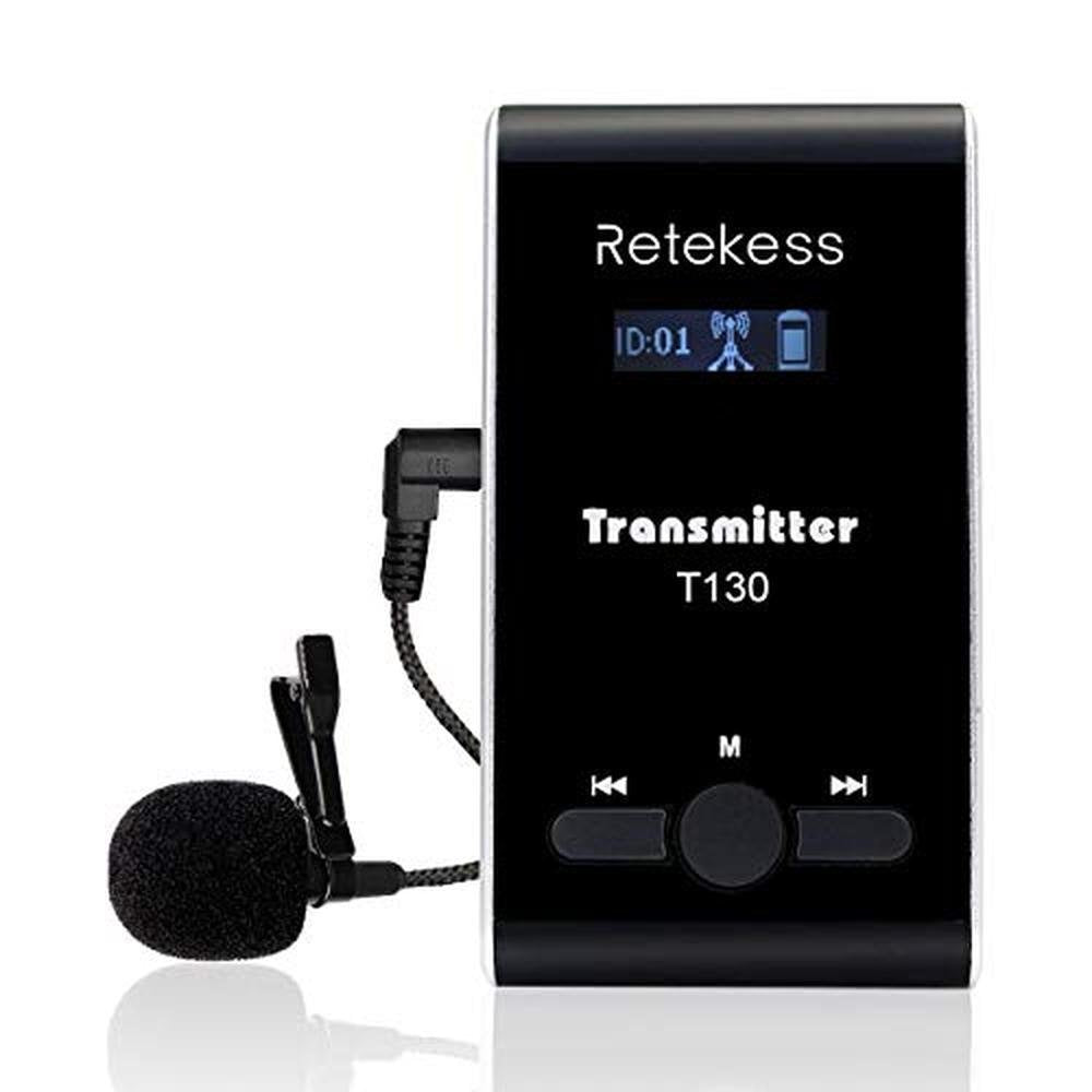 Retekess T130 Wireless Tour Guide Transmitter – Front View
