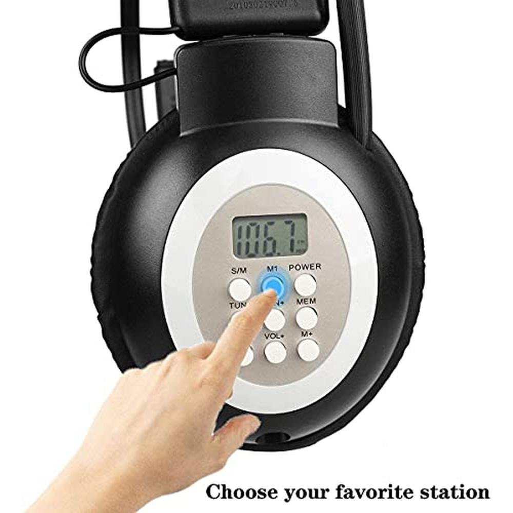 Retekess TR101: Retekess TR101 FM Radio Headphones – In Use
