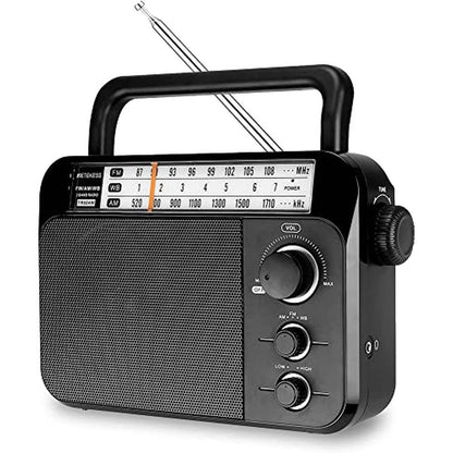 Retekess TR604W: Portable Emergency Weather Radio with Best – Front View