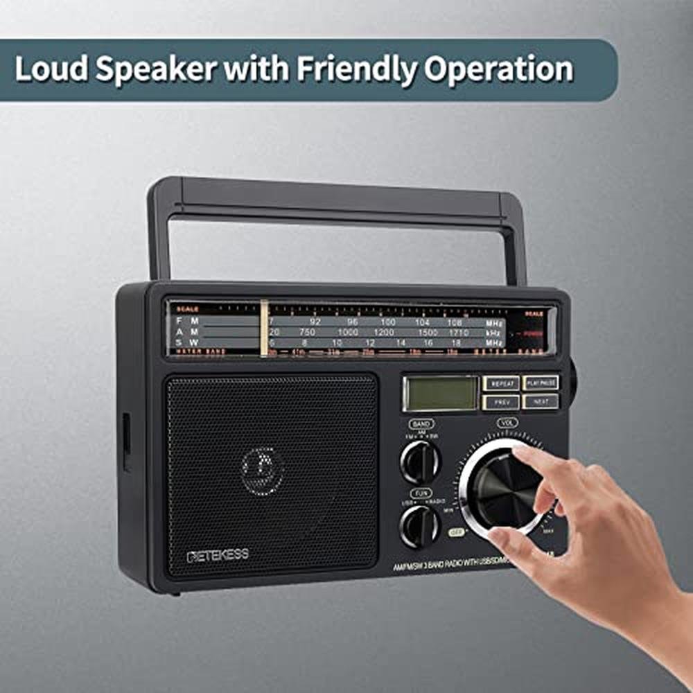 Radios Drive: Retekess TR618 AM FM Radio Plug-in Wall – In Use