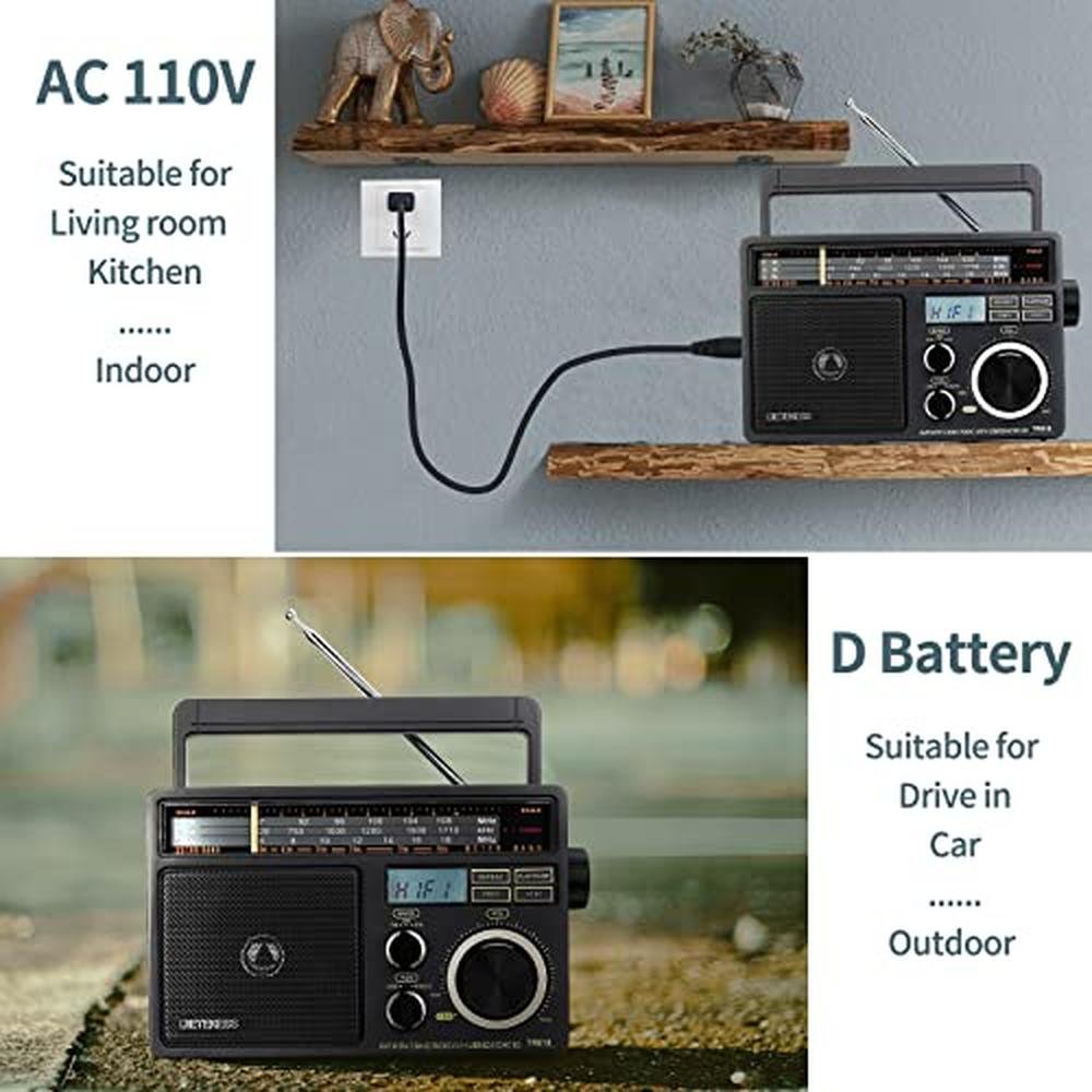 Radios Drive: Retekess TR618 AM FM Radio Plug-in Wall – Packaging