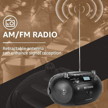 Retekess TR630: Premium CD Cassette Player Boombox – Packaging