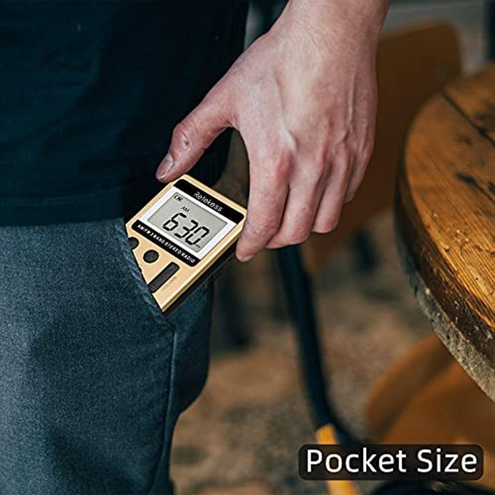 Radio Retekess: Retekess V112 AM FM Radio Portable Mini – In Use