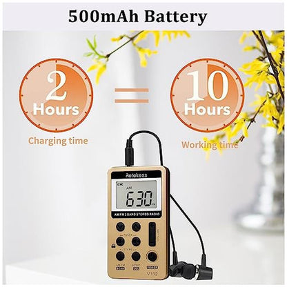 Radio Retekess: Retekess V112 AM FM Radio Portable Mini – Packaging