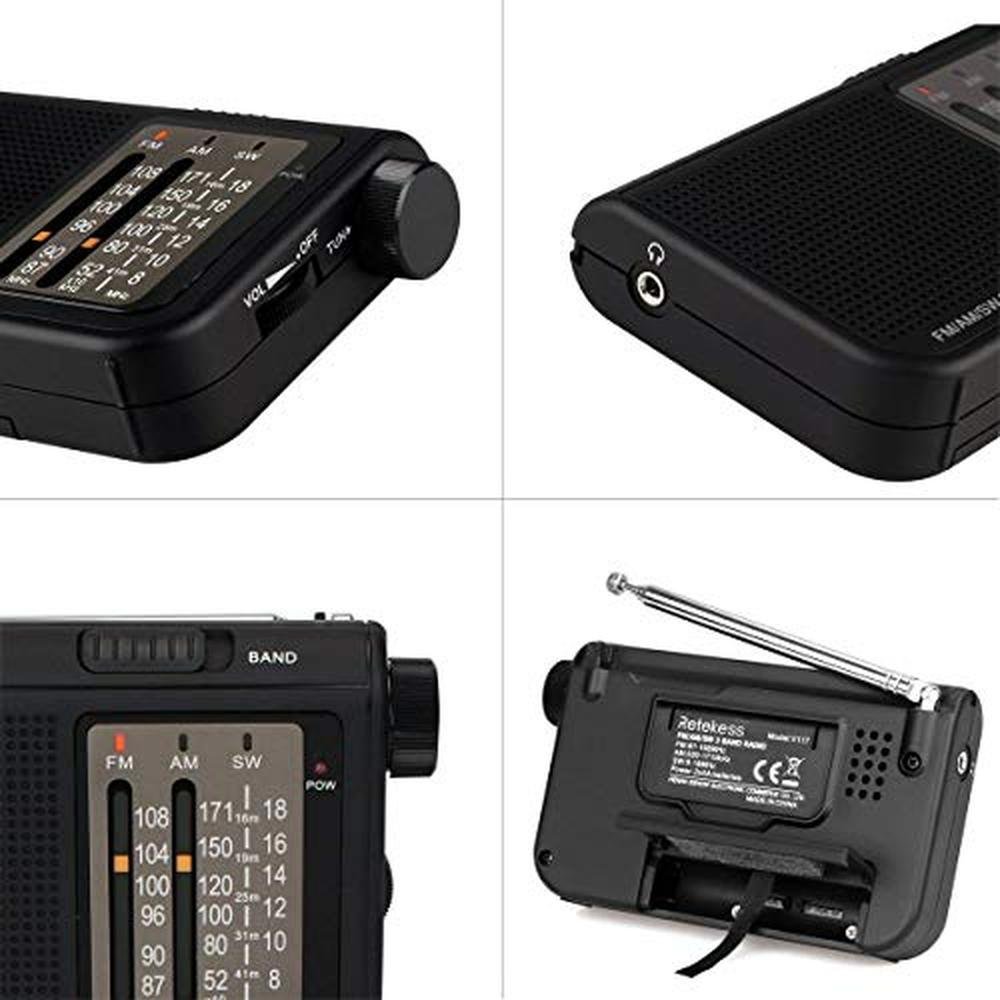 Radio Retekess: Retekess V117 Portable Radios AM FM – In Use