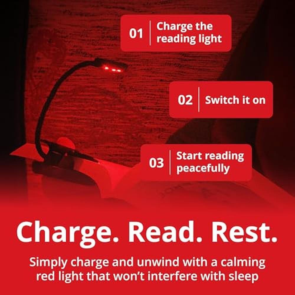 Sleep Revive: Gamma Revive 670nm Red Reading Light – In Use