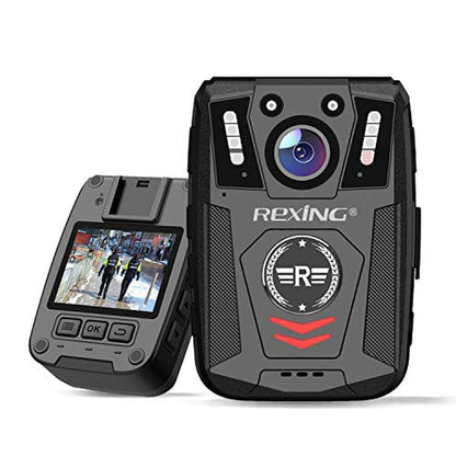 Rexing P1 Body Worn Camera: 2 Display 1080p Full HD – Front View
