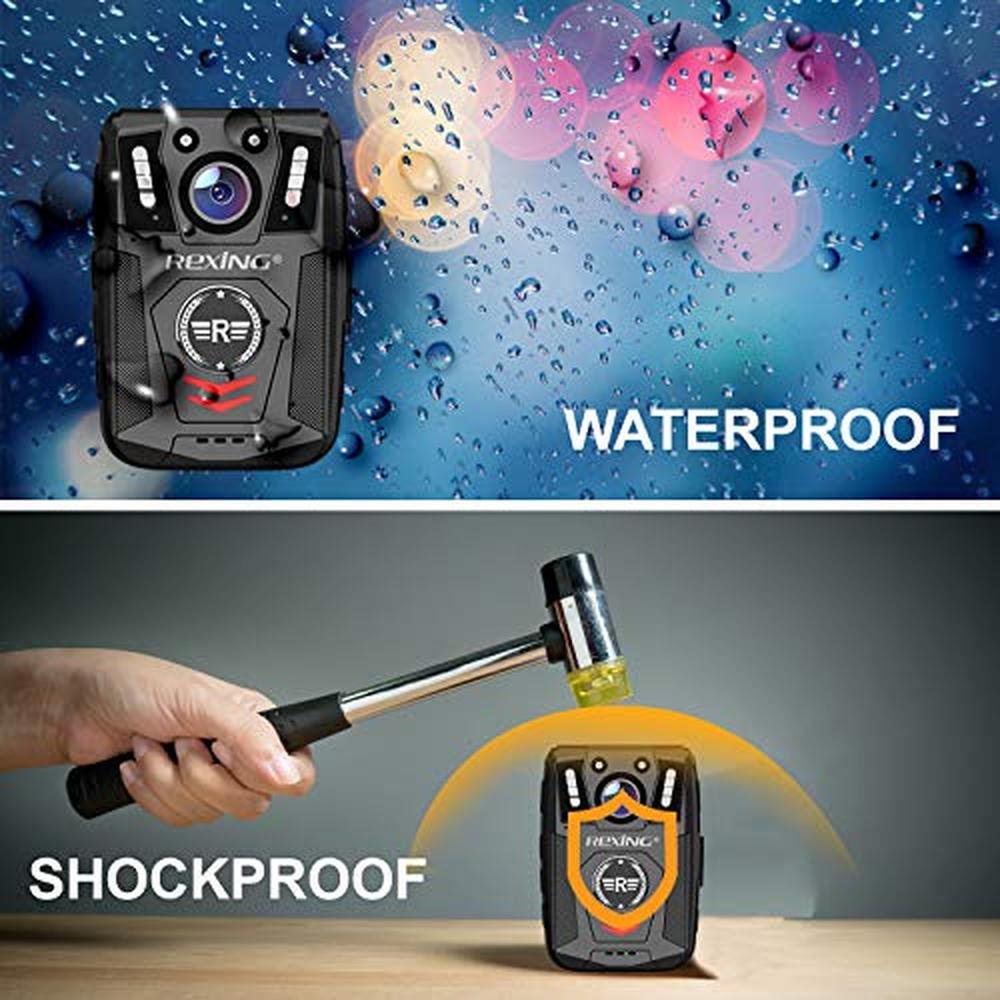 Rexing P1 Body Worn Camera: 2 Display 1080p Full HD – In Use