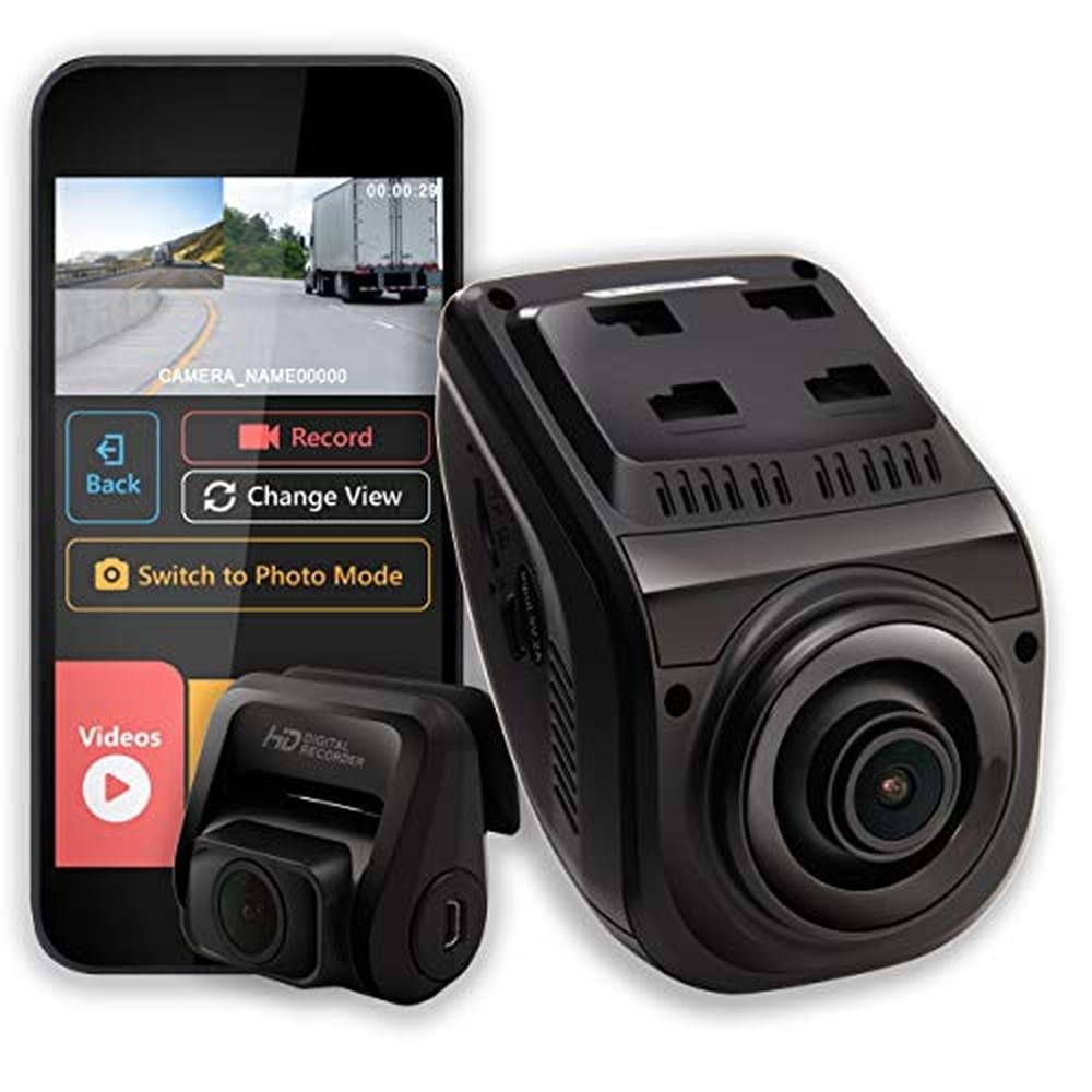 Rexing V1P: 3rd Generation Dual 1080p Full HD Front and – Front View