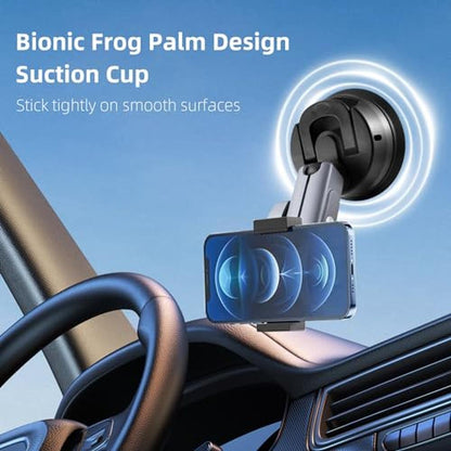 Car Mount: REYGEAK Suction Cup Car Mount with 1/4 Thread – Close-up Detail