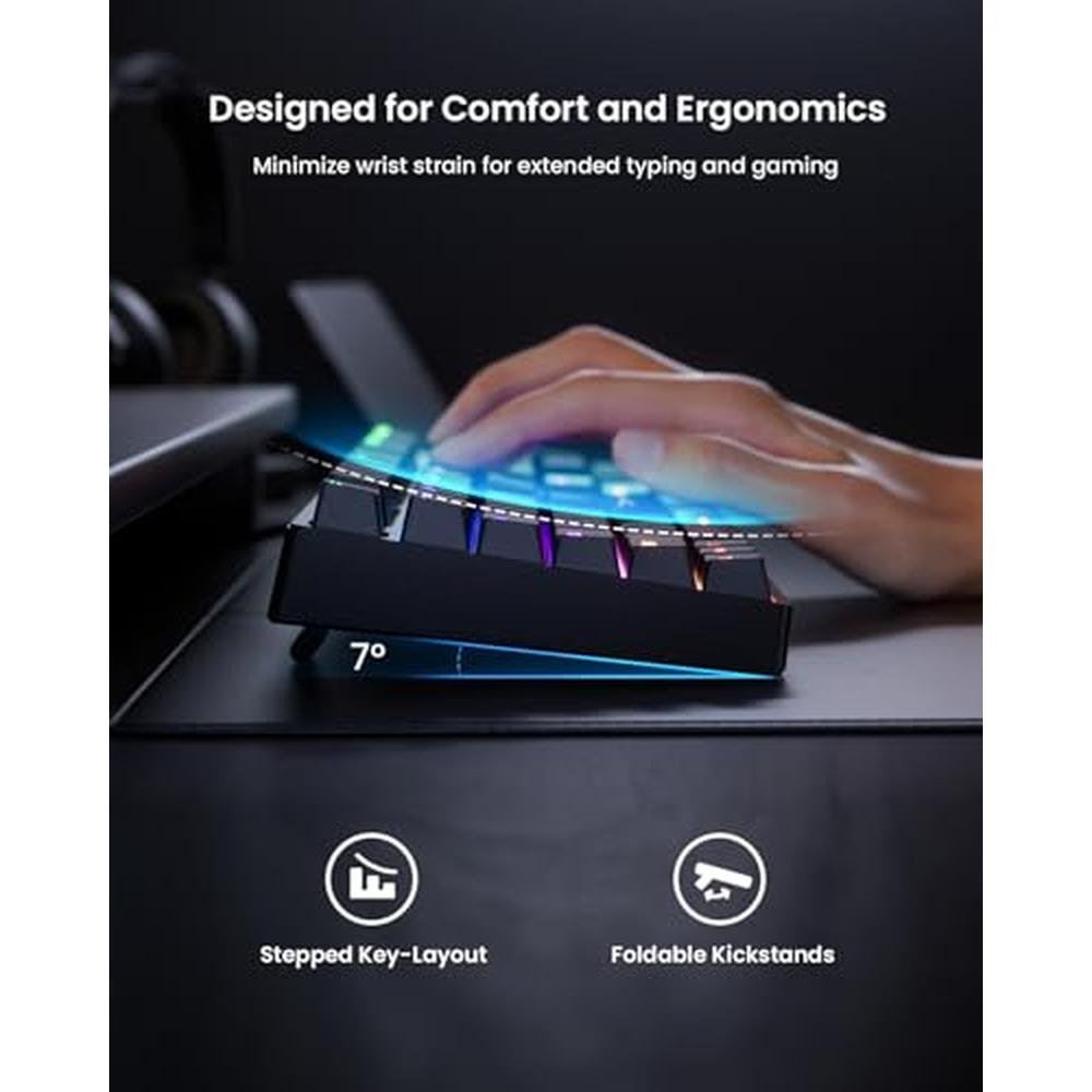 Keyboard: RGB Mechanical Gaming Keyboard Blue Switch 104 – Packaging