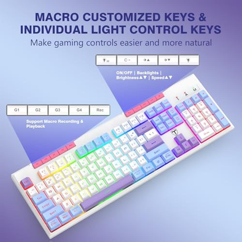 Keyboards Keys: RisoPhy Wireless Gaming Keyboard Tri-Mode – Packaging
