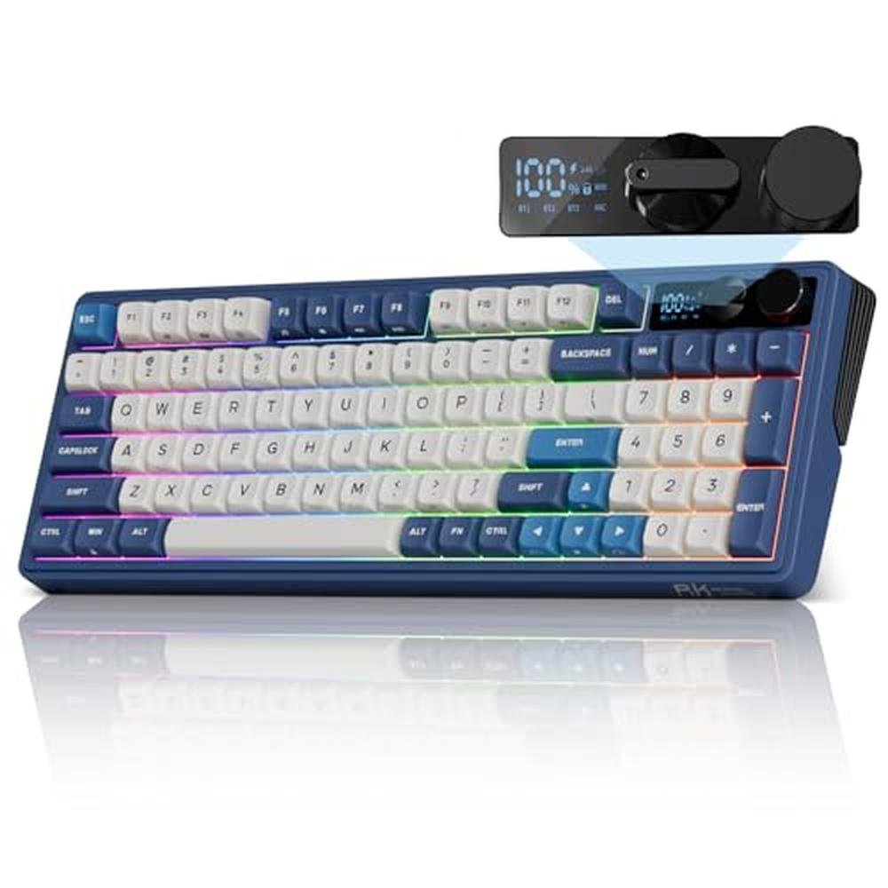 Keyboard Royal: RK ROYAL KLUDGE M100 Wireless Mechanical – Front View