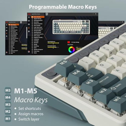 Keyboard Royal: RK ROYAL KLUDGE M70 Wireless Mechanical – Packaging