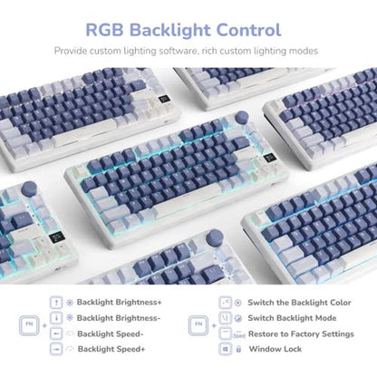Keyboard Royal: RK ROYAL KLUDGE M75 Mechanical Keyboard – Close-up Detail
