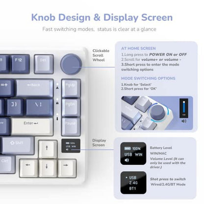 Keyboard Royal: RK ROYAL KLUDGE M75 Mechanical Keyboard – In Use