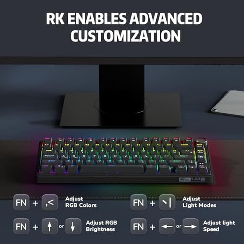 Mechanical Keyboard: RK ROYAL KLUDGE R75 75% Hot-Swap – Packaging