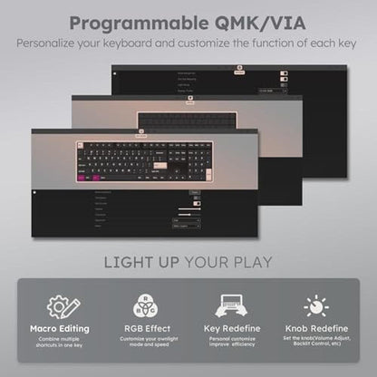 Keyboard Royal: RK ROYAL KLUDGE R87 Pro 75% Wired – Close-up Detail