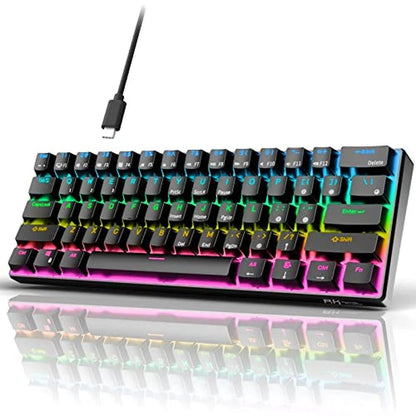 Royal Kludge RK61: 60% Mechanical Gaming Keyboard – Front View
