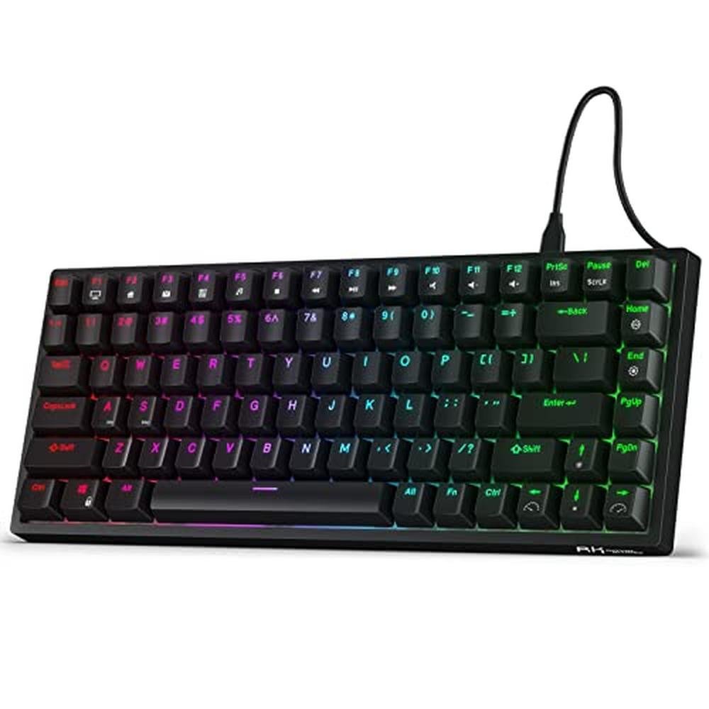 Keyboard Royal: RK ROYAL KLUDGE RK84 Wired RGB 75% Hot – Front View