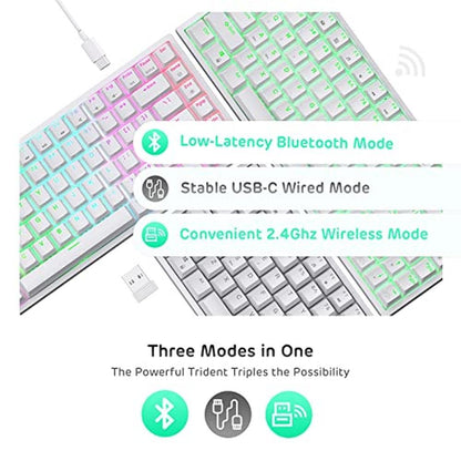 Keyboard Royal: RK ROYAL KLUDGE RK84 Wireless RGB 75% – In Use