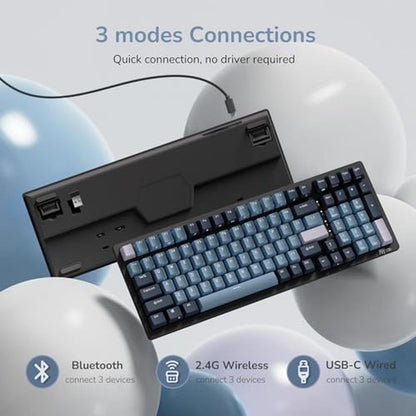 Keyboard Mechanical: RK ROYAL KLUDGE RK98 Wireless – Close-up Detail