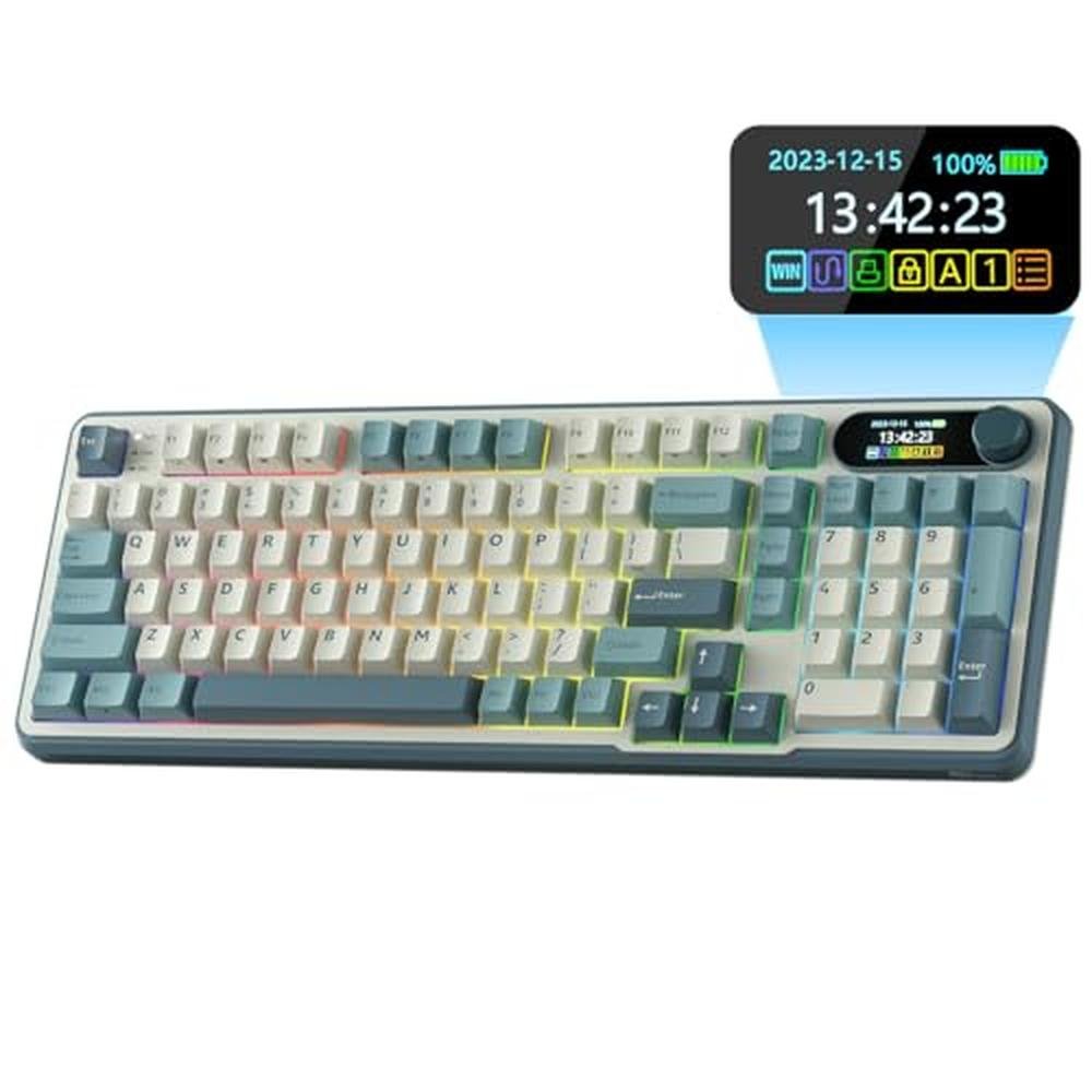 Mechanical Keyboard: RK ROYAL KLUDGE S98 Top-Mount 96% – Front View