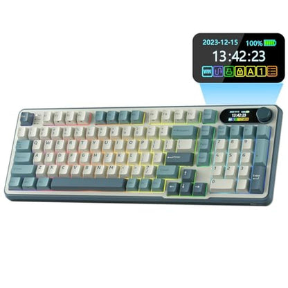 Mechanical Keyboard: RK ROYAL KLUDGE S98 Top-Mount 96% – Front View
