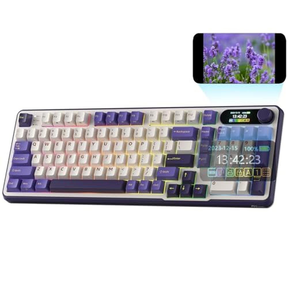 Keyboard Gaming: RK ROYAL KLUDGE S98 Mechanical Keyboard – Front View