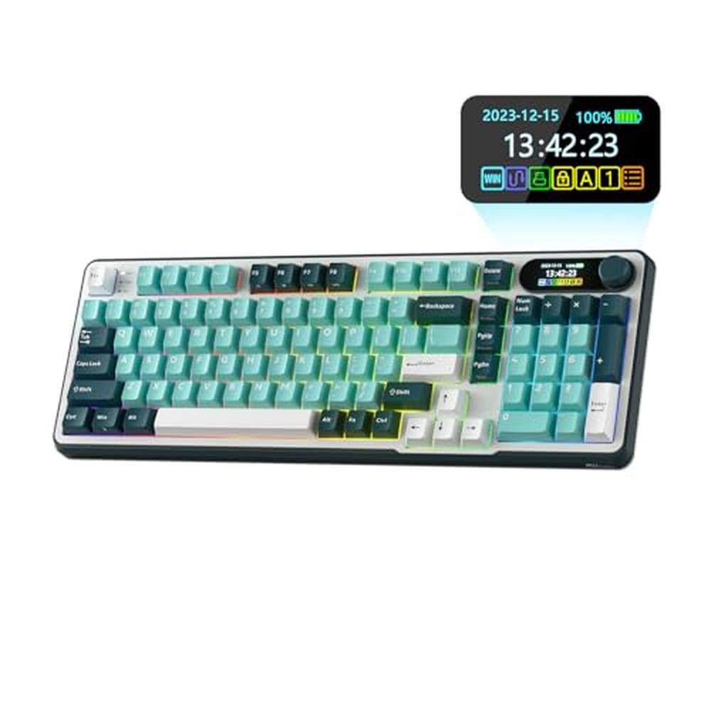 Keyboard Gaming: RK ROYAL KLUDGE S98 Mechanical Keyboard – Front View