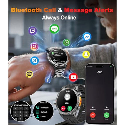 Rmana Military Smart Watch: Rmana 2025 GPS 1.56 AMOLED – Packaging