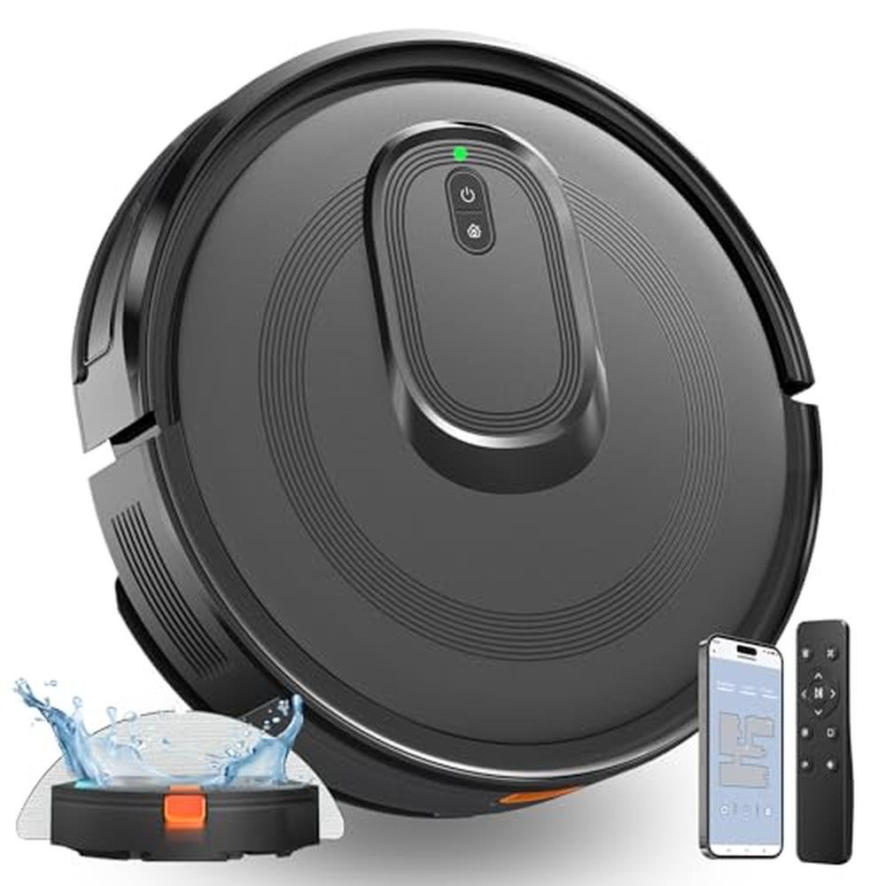 Robot Vacuum: Premium 2-in-1 Mopping Robot Vacuum Cleaner – Front View